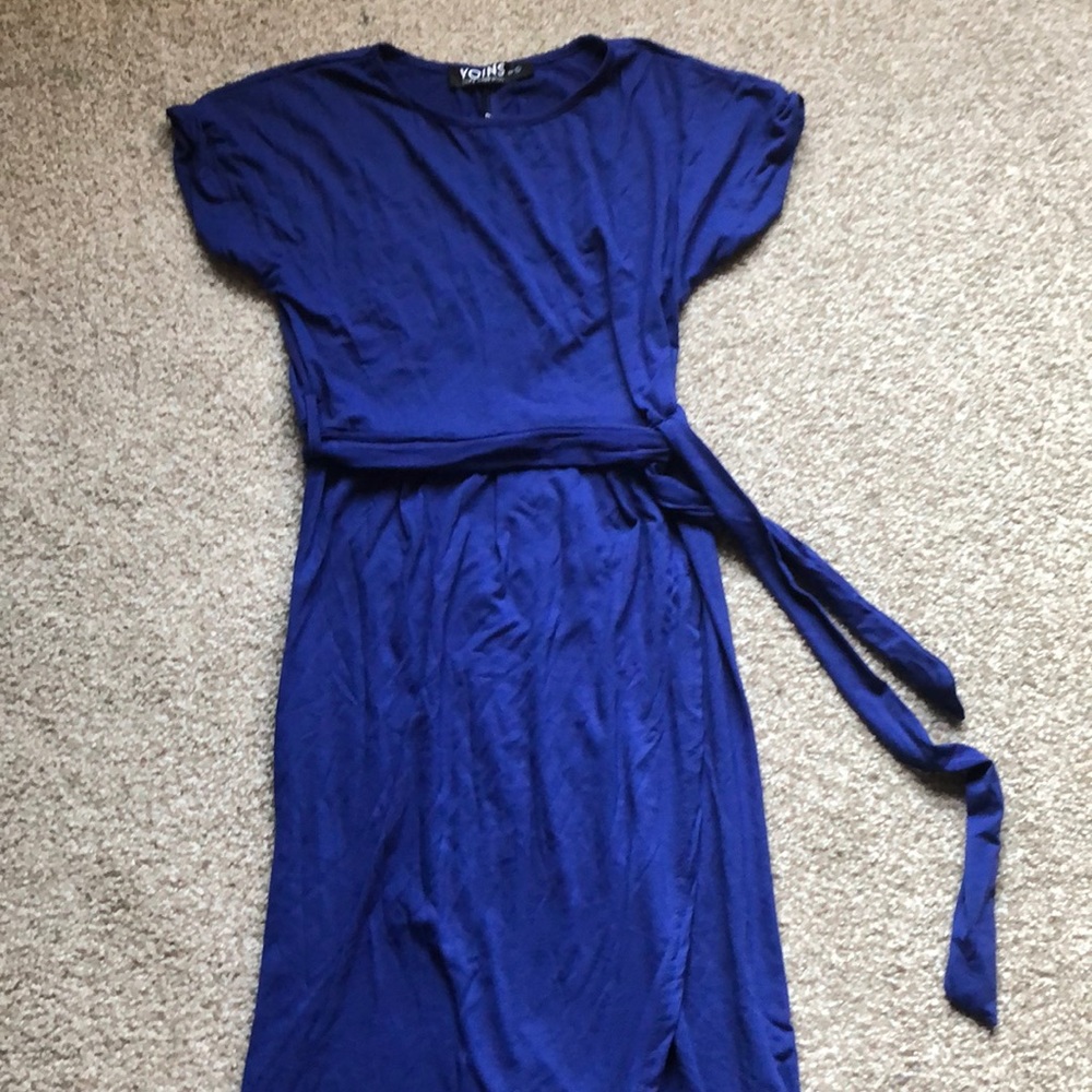 Royal blue dress